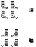 Piederumu komplekts, Disku bremžu uzlikas