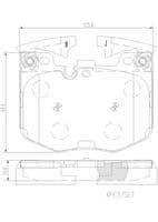 Bremžu uzliku kompl., Disku bremzes