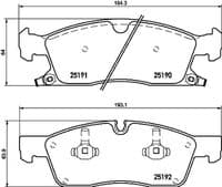 Bremžu uzliku kompl., Disku bremzes