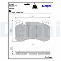 Bremžu uzliku kompl., Disku bremzes