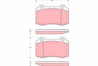 Bremžu uzliku kompl., Disku bremzes