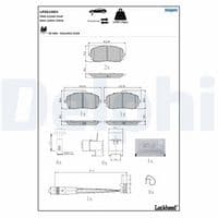 Bremžu uzliku kompl., Disku bremzes