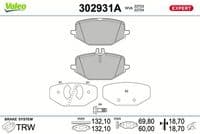 Bremžu uzliku kompl., Disku bremzes