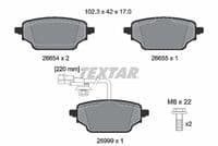 Bremžu uzliku kompl., Disku bremzes