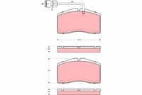 Bremžu uzliku kompl., Disku bremzes