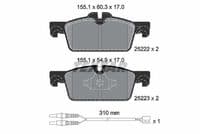 Bremžu uzliku kompl., Disku bremzes