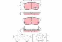Bremžu uzliku kompl., Disku bremzes