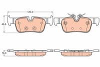 Bremžu uzliku kompl., Disku bremzes
