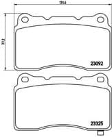 Bremžu uzliku kompl., Disku bremzes