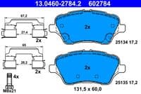 Bremžu uzliku kompl., Disku bremzes