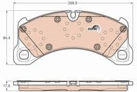 Bremžu uzliku kompl., Disku bremzes