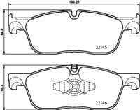 Bremžu uzliku kompl., Disku bremzes