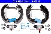 Bremžu loku komplekts