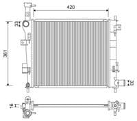 Radiators, Motora dzesēšanas sistēma