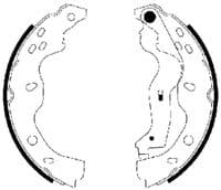Bremžu loku komplekts