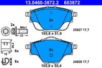 Bremžu uzliku kompl., Disku bremzes