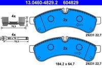 Bremžu uzliku kompl., Disku bremzes