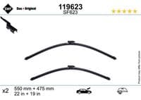 Stikla tīrītāja slotiņa