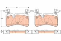Bremžu uzliku kompl., Disku bremzes