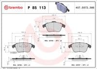 Bremžu uzliku kompl., Disku bremzes