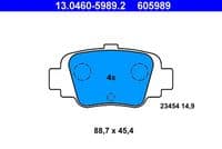 Bremžu uzliku kompl., Disku bremzes