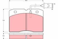 Bremžu uzliku kompl., Disku bremzes