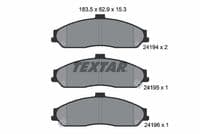 Bremžu uzliku kompl., Disku bremzes