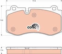 Bremžu uzliku kompl., Disku bremzes