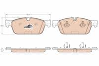 Bremžu uzliku kompl., Disku bremzes