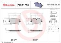 Bremžu uzliku kompl., Disku bremzes