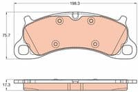 Bremžu uzliku kompl., Disku bremzes