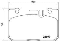Bremžu uzliku kompl., Disku bremzes