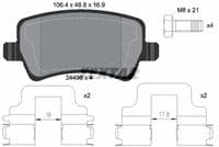 Bremžu uzliku kompl., Disku bremzes