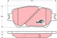 Bremžu uzliku kompl., Disku bremzes