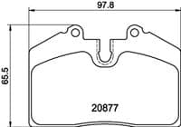 Bremžu uzliku kompl., Disku bremzes