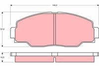 Bremžu uzliku kompl., Disku bremzes