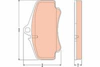 Bremžu uzliku kompl., Disku bremzes