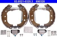 Bremžu loku komplekts