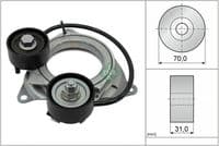 Siksnas spriegotājs, Ķīļsiksna