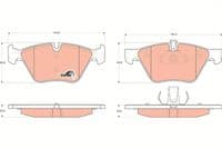 Bremžu uzliku kompl., Disku bremzes