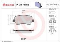 Bremžu uzliku kompl., Disku bremzes