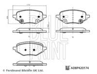 Bremžu uzliku kompl., Disku bremzes
