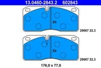 Bremžu uzliku kompl., Disku bremzes