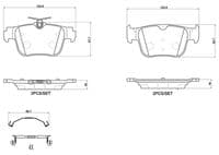 Bremžu uzliku kompl., Disku bremzes
