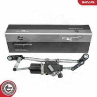 Stiklu tīrītāja sviru un stiepņu sistēma