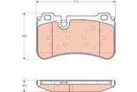 Bremžu uzliku kompl., Disku bremzes