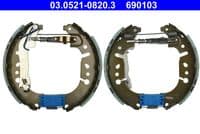 Bremžu loku komplekts