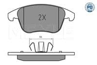 Bremžu uzliku kompl., Disku bremzes