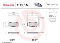 Bremžu uzliku kompl., Disku bremzes