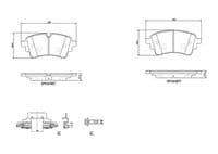 Bremžu uzliku kompl., Disku bremzes